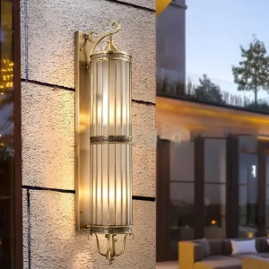 Outdoor Vintage Waterproof Wall Lamp Exterior Lighting Pastoral Style