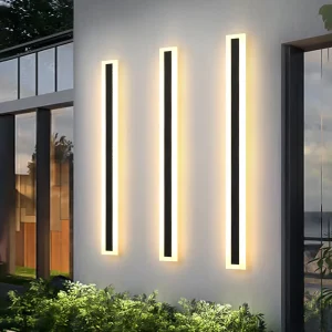 Outdoor Wall Lamp Stainless Steel and Acrylic Lampshade for Garden