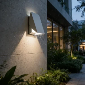 Outdoor Wall Light Ip65 Waterproof LED Square Design Die Cast Aluminum Anti Corrosion Suitable for Home Courtyard and Garden