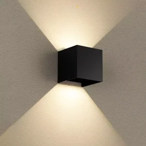 Outdoor Wall-Mounted Garden Porch Light Aluminum Waterproof IP65 2W 4W 6W Up-and-Down LED Wall Lamp