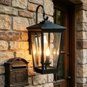 Outdoor Wall Sconce Lantern Decorative Lamp Waterproof Garden Light for Porch Garage