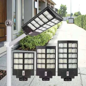 Outdoor Waterproof 2000w 8000w 5000w 9000w Large 4000k Vertical Adjustable Induction Lamp Plastic Solar Street Light for Garden