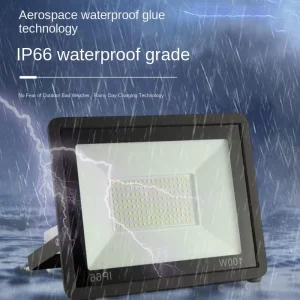 Outdoor Waterproof 50W 100W LED Flood Light with Aluminum Body IP65 for Villa Courtyard Foot Tile Stadium Lighting