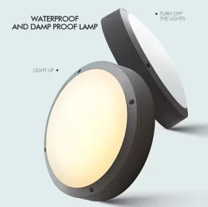 Outdoor Waterproof Aluminum 18W Wall and Ceiling Light for Villas, Gardens, Aisles, and Balconies