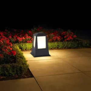 Outdoor Waterproof Aluminum Garden Lawn Bollard Light 12W for Patio Villa Landscape