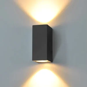 Outdoor Waterproof Aluminum IP65 Double-Head Wall Lamp for Indoor and Outdoor Use
