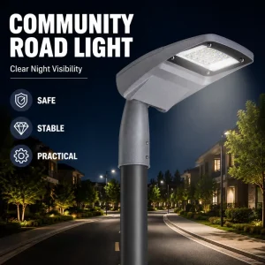 Outdoor Waterproof Aluminum LED Street Lamp for Community, Park, and Highway Lighting