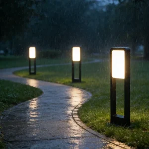 Outdoor Waterproof Aluminum Plug-in Lawn Lamp for Garden Pathway