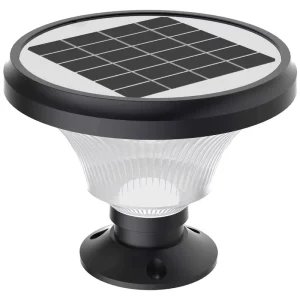 Outdoor Waterproof Aluminum Solar LED Pillar Light for Garden Fence Villa Landscape IP65