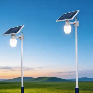 Outdoor Waterproof Apple Shape LED Solar Wall Light 50W with Remote Control for Lawn and Road