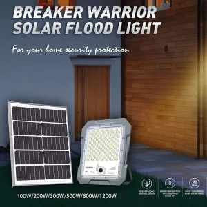 Outdoor Waterproof Automatic Charging Solar LED Floodlight With Camera From Dusk to Dawn 500W 800W 1200W 1500W