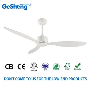 Outdoor Waterproof Ceiling Fan With Light 52 Inch 3 ABS Blades 3CCT LED Smart App Remote Control