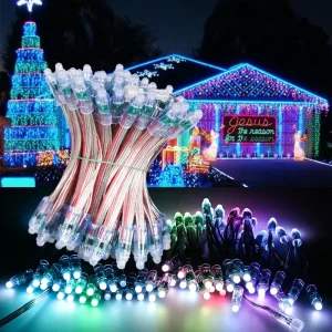 Outdoor Waterproof Customized Point Light IP67 12V GS8208 RGB Pixel Lighting WS2811 Decorative Led Point Light Source