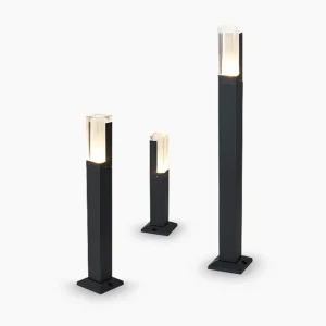 Outdoor Waterproof Decorative Pathway Lawn Lamps LED Bollard Light Aluminum Garden Path Square Landscape Lawn Lights