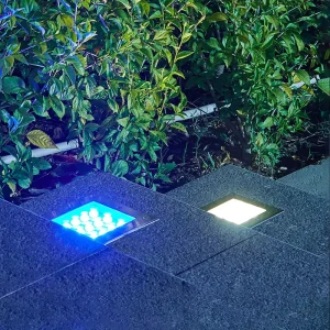 Outdoor Waterproof Embedded Underground Landscape Light for Garden, Deck, Balcony, Terrace, Walkway, Floor and Road