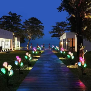 Outdoor Waterproof Flower Decorative Lights for Garden Decoration