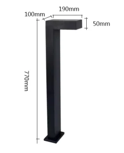 Outdoor Waterproof IP65 220V 10W LED Lawn Garden Bollard Light for Hotel Home Park Decoration