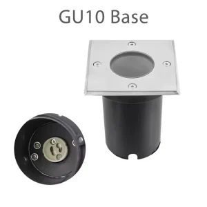 Outdoor Waterproof IP65 In-Ground LED Buried Light Recessed RGB GU10 MR16 Underground Garden Light