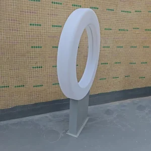 Outdoor Waterproof IP65 Lawn Lamp Ring Circular Landscape Garden Round Lamp Ring Light for Hotel Villa Christmas Decorations