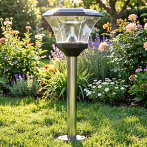 Outdoor Waterproof IP65 Solar LED Pathway Garden Light with Solar Sensor