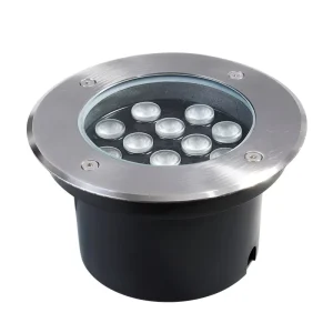 Outdoor Waterproof IP67 LED Stainless Steel Embedded Ground Spotlight 6000K Daylight
