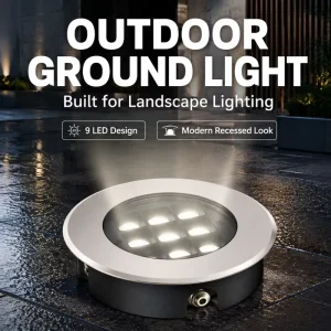 Outdoor Waterproof IP68 LED Underground Light Inground Lamp RGB Garden Step Spotlight Pathway Recessed Deck Lights CRI90