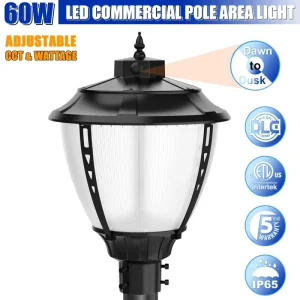 Outdoor Waterproof LED Deck Lights 3CCT 60W 48W 36W 9000 Lm Landscape Fixtures AC Die-cast Aluminum Housing Garden Lamp