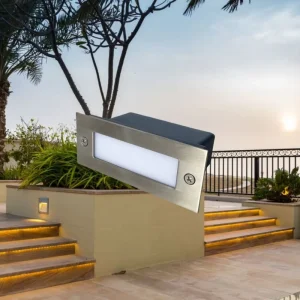 Outdoor Waterproof LED Recessed Step Wall Light for Stairs and Corners
