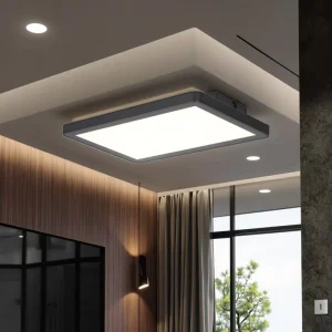 Outdoor Waterproof LED Skylight Panel, Aluminum Frameless Design, IP65, for Home and Office