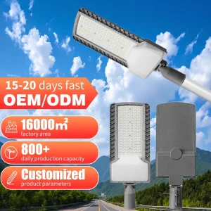 Outdoor Waterproof LED Street Light AC 85-265V Road Engineering Lighting Street Lamp 5050SMDLED Street Light