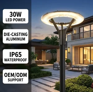 Outdoor Waterproof LED Street Light for Parks Residential Areas and Squares High-Brightness Courtyard Lighting