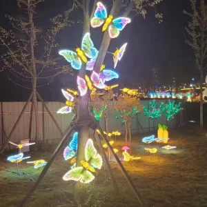 Outdoor Waterproof Lights Landscape Lighting Garden Park Design Fiberglass Decoration Lights for Party Decoration