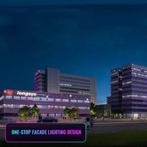 Outdoor Waterproof Linear LED Light Building Facade Light Customized Exterior Lighting Solution