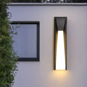 Outdoor Waterproof Long Strip LED Wall Lamp 2 Year Warranty Wall Mounted for Courtyard Gate Perimeter Wall Landscape Lighting