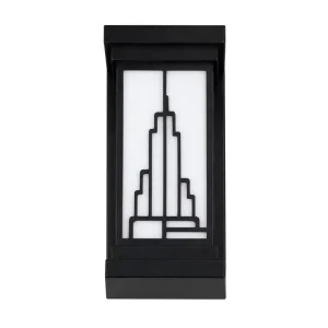 Outdoor Waterproof Modern Wall Lamp with 3000K Warm Light for Garden and Villa Entrance Column Lighting