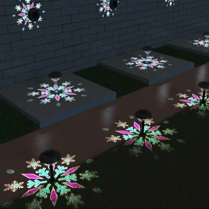 Outdoor Waterproof No Swaying Solar Landscape Garden Led Light