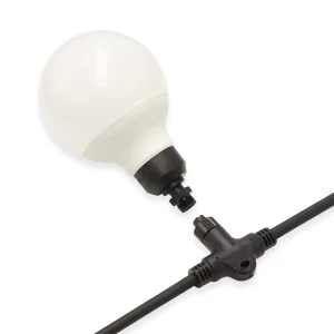 Outdoor Waterproof Plug Connector with T Head Cable Multi Head LED String Lamp Power Cord Terminal Lamp Accessory