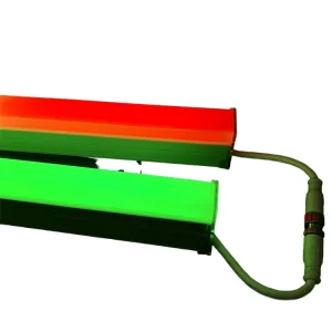 Outdoor Waterproof RGB Aluminum LED Tube 5000K Daylight Remote Control Recessed Installation