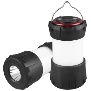 Outdoor Waterproof Shockproof Mini Portable Usb Rechargeable Led Camping Lantern Light with Spotlight and Power Bank