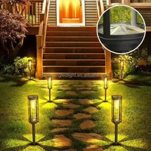 Outdoor Waterproof Solar Garden Lights Bright LED Landscape