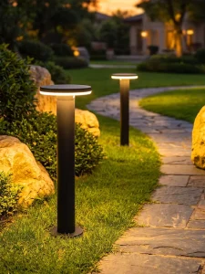 Outdoor Waterproof Solar LED Lawn Lights IP65 Rated 2-Year Warranty for Courtyard Ground Garden Decorative Landscape Villa