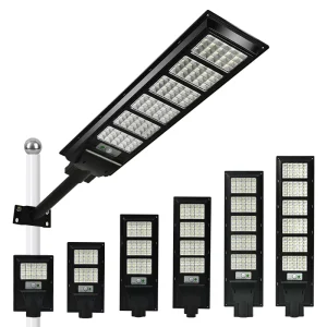 Outdoor Waterproof Solar LED Street Light Super Bright with Long Lifespan Multiple Sizes Simple Install Road Street Lamp