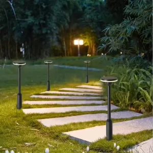 Outdoor Waterproof Solar-Powered Aluminum Ground Light LED Path Light for Garden and Lawn
