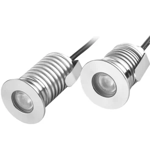 Outdoor Waterproof Stainless Steel Finish 3W DC12V IP65 Embedded LED Mini Spotlight Underground Light