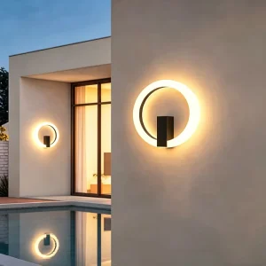 Outdoor Waterproof Wall Lamp, Stainless Steel, Acrylic, P65 Grade, Sensor
