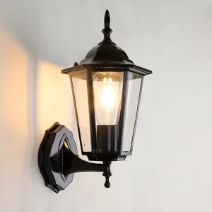 Outdoor Waterproof Wall Light Aluminum Alloy Construction Warm White 3500K for Garden Staircase & Corridor Use
