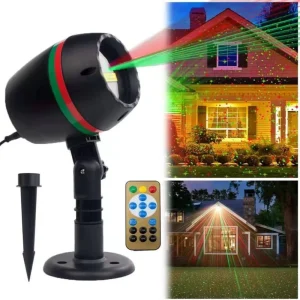 Outdoor Waterproof White Laser Christmas Projector Lights Garden Landscape Twinkling Star Lighting Factory Price Outdoor Laser