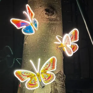 Outdoor Waterproof butterfly Landscape Outdoor Dynamic Butterfly Courtyard Atmosphere Scene Arrangement Garden Lawn