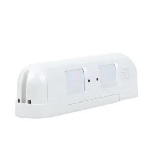 Outdoor Wired Dual PIR Curtain Motion Sensor 24M Range Waterproof Anti Pet & 70dB Alarm Home Security for Windows Doors