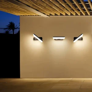 Outdoor Wireless Modern Mounted Solar LED Fence Antique Light for Wall Decoration Energy Saving Lamp